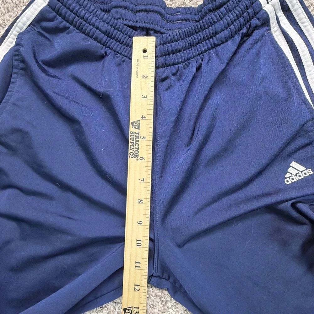 Vintage Y2K Adidas Jogger Pants Blue White 3 Stripes Youth‎ XL 2003